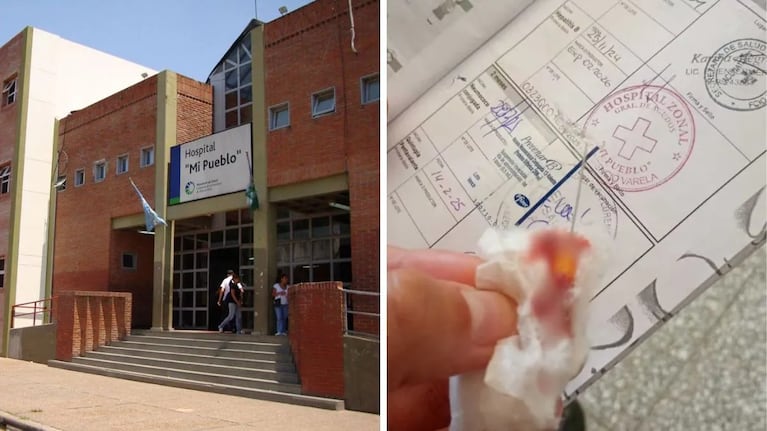 Su bebé no paraba de llorar: lo revisó y descubrió que tenía la aguja clavada de cuando lo vacunaron